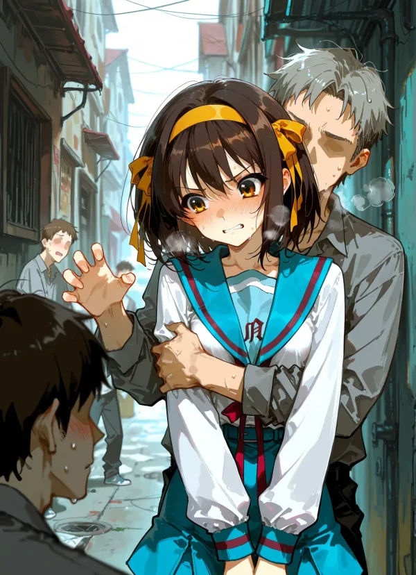 涼宮ハルヒ、スラム潜入