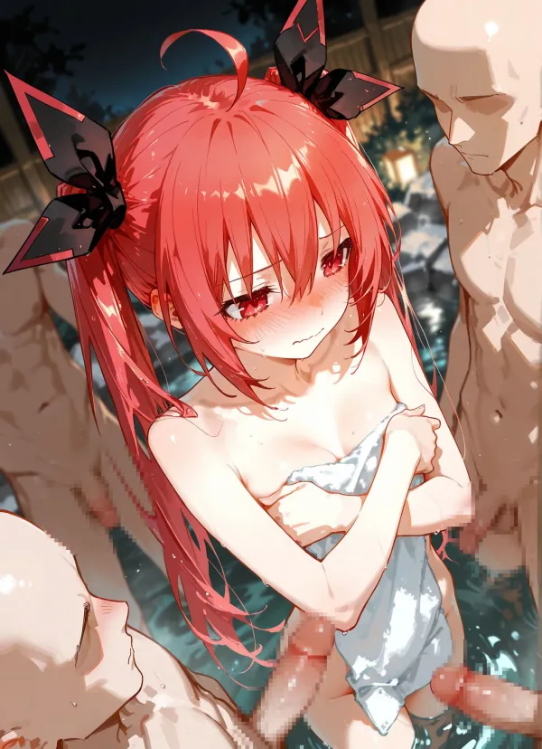 五河琴里、男湯に挑戦