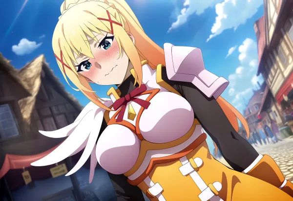 enskysakkii 【Request】anime_konosuba_darkness(108pic) [AI Generated]