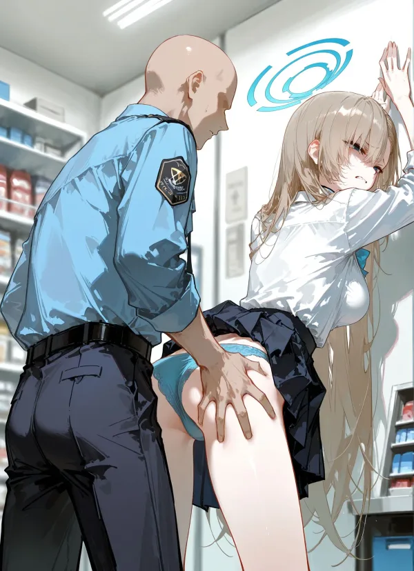 一之瀬アスナ、万引きでバレちゃった [AI Generated]