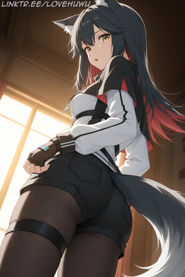 LoveHUwU Texas [ NTR ︱ 3p ] ︱ Arknights [AI Generated]